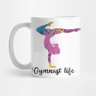 colorful gymnast life Mug